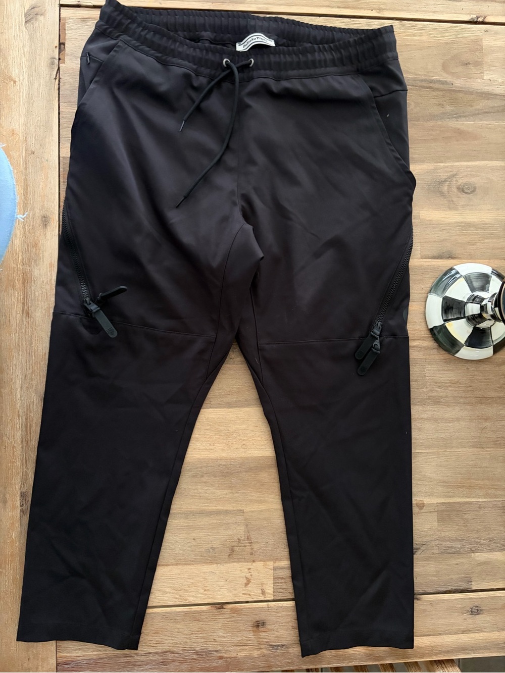 Onitsuka Tiger by Asics Black Athletic Drawstring Joggers